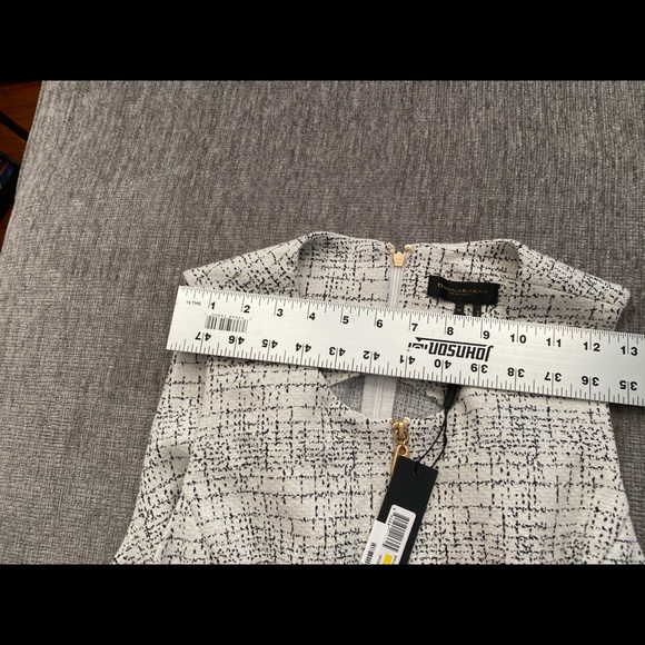 Donna Karan Tweed Sheath Dress NWT size M - Picture 10 of 16